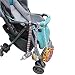 Anti Drop Toy Bottle Fastening Pacifier Clips Hanger Strap for Baby Pram Stroller Pushchair Polka Dots Pattern - Blue