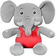 FUN4YOU Sitting Elephant Soft Toy - 30 cm Plush Companion for Cuddling and Decor - Perfect for Kids and Home Decoration - Find Yours on Amazon!
