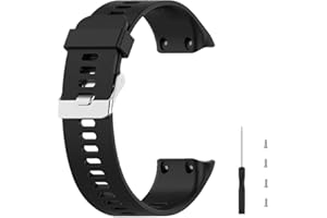 Muovrto Bracelet pour Garmin Forerunner 35, Bracelet Remplacement en Silicone pour Garmin Forerunner 30