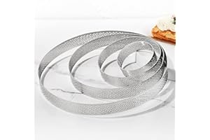 Guowall Stampo Rotondo Forato, Acciaio Inossidabile (6/10/15/20cm)