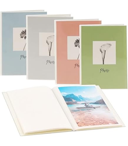 Remowith 6x4 fotoalbum, insteekbaar in 24 vakken, linnen stoffen omslag, fotoboek met aanpasbaar omslagvenster, zuurvrije steekvakken voor familie, reizen, baby- en geheugenopslag, grijsgroen Remowith 6x4 fotoalbum, insteekbaar in 24 vakken, linnen stoffen omslag, fotoboek met aanpasbaar omslagvenster, zuurvrije steekvakken voor familie, reizen, baby- en geheugenopslag, grijsgroen