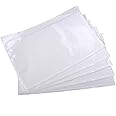 FungLam 6" x 9" Clear Adhesive Top Loading Packing List Pouches Shipping Label Envelopes (200 Pack)