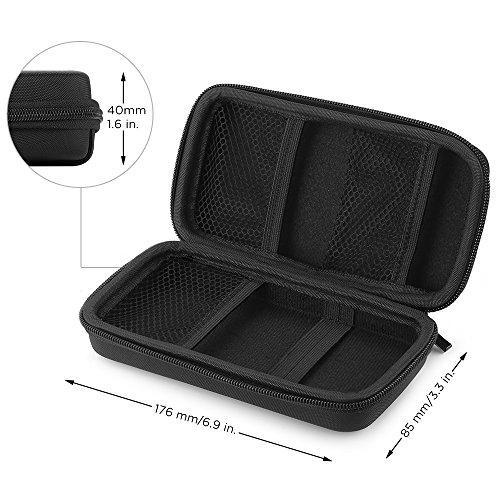 EasyAcc Funda de Bater  a Externa Estuche Protecci  n Caja para Disco Duro Externo MP4 Auriculares Tarjetas SD TF Cable y Otros Accesorios