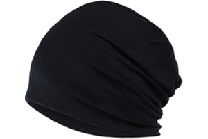YOFASEN Slouchy Beanie czapka - Chemo Cancer nakrycie głowy z bawełny, czapka do spania, turban, nakrycie głowy, muzułmańska chusta na głowę dla kobiet i mężczyzn