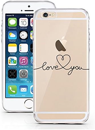 licaso iPhone 7 Case for the iPhone 7 TPU Case love HEART you Passion Forever Clear Protective Cover iphone7 Mobile Phone Sleeve Bumper (love HEART you)