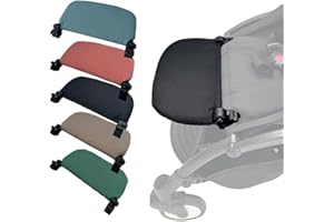Brogtorl Accessori per passeggino – Poggiapiedi – Tavola di estensione compatibile con Babyzen YOYO – senza smontaggio – prolunga da 6,2 pollici, facile da fissare e pulire (nero)