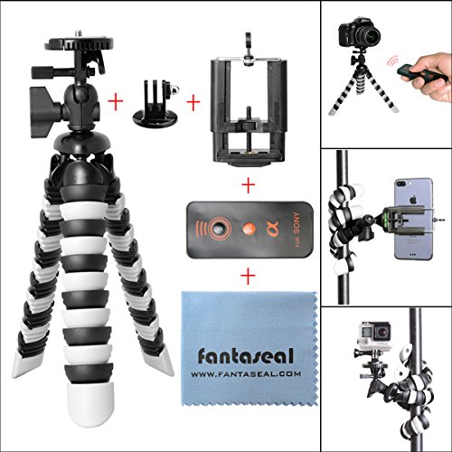 Fantaseal Kamera Dreibeinstativ Smartphone Dreibein Stative ActionKamera Tripod 3-in-1 Robust Kugelkopf Octopus Camcorder Tischstativ Dreifu Stativ Stnder Actioncam Gorillapod Mini-Stativ Stnder Kamera Stativ Handgriff Smartphone Tripod + GoPro Adapter + Handy Klemmhalter + Sony Fernbedienung Infrarot-Fernauslser fr GoPro Sony SJCAM Garmin Virb Xiaomi Yi + iPhone Samsung LG HTC Huawei Sony + Sony A230 A330 A450 A500 A550 A580 A33 A55 A65 A77 A99 A700 A900 NEX-5C NEX-5N NEX-7K - 11 Zoll Fantaseal Kamera Dreibeinstativ Smartphone Dreibein Stative ActionKamera Tripod 3-in-1 Robust Kugelkopf Octopus Camcorder Tischstativ Dreifu Stativ Stnder Actioncam Gorillapod Mini-Stativ Stnder Kamera Stativ Handgriff Smartphone Tripod + GoPro Adapter + Handy Klemmhalter + Sony Fernbedienung Infrarot-Fernauslser fr GoPro Sony SJCAM Garmin Virb Xiaomi Yi + iPhone Samsung LG HTC Huawei Sony + Sony A230 A330 A450 A500 A550 A580 A33 A55 A65 A77 A99 A700 A900 NEX-5C NEX-5N NEX-7K - 11 Zoll
