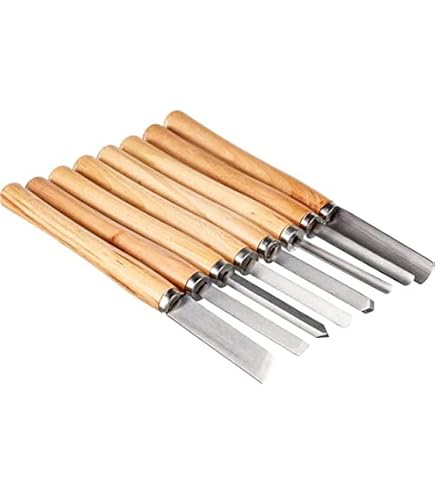 Gouge D'ébauche Pour Tour à Bois HSS – Flûte 10 Mm – Poignée En Hêtre – Tournage De Bols Et Formes Creuses