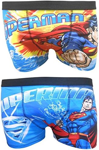 Mens Official Character 2 Pack Cartoon Stretch Briefs Boxers Boxer Shorts Superman Spiderman Star Wars