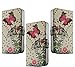 Price comparison product image LG Joy H220 Mobile Phone Case Cover Luxury Slim PU Lather Book Flip Protective Magnetic Wallet Cover For LG Joy H220 (Pink Butterfly Book)
