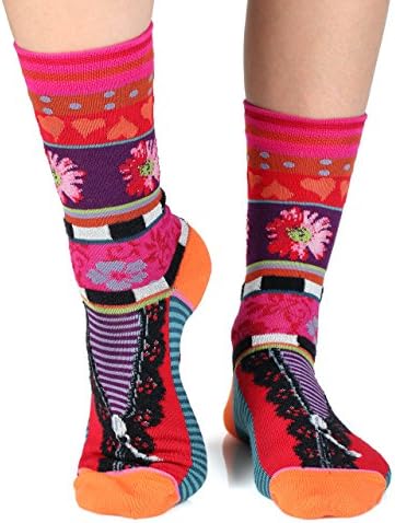 Reveal women's crazy combed cotton crew socks | French design by Dub & Drino