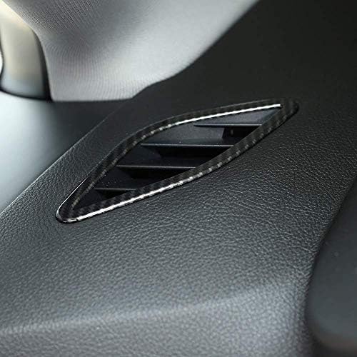 ABS Plastic Dashboard AC Air Vent Outlet Frame Trim Cover for LHD Left Handle driver 2 Series F45 F46 218i 220i 2015-2018 Carbon Fiber