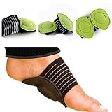 niceEshop(TM) 2pcs Arch Support and Foot Massager Kit Plantar Fasciitis Cushion for Women and Men