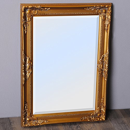 SPIEGEL Leandos 70x50cm ANTIK GOLD WANDSPIEGEL DESIGN MIRROR POMPÖS & BAROCK - 6