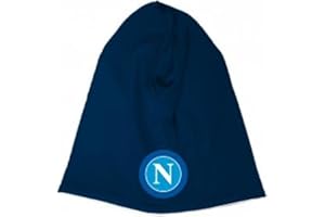 GENERICO Cappello Berretto Zuccotto Cuffia Napoli, Prodotto Ufficiale, Berretto Cappellino Misura Adulto, Bambino, Ragazzo. Reversibile. Uso Quotidiano o Anche Cappellino da Allenamento