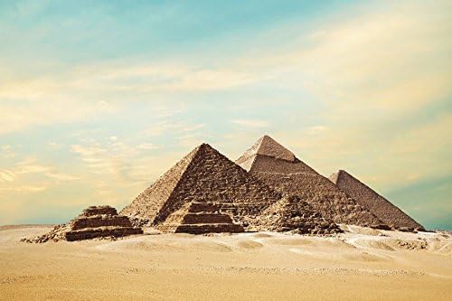 WonderwallPoster WP060A1 Egypt Cairo Pyramids Decoration Poster Image – DIN A1+ 61 x 91,5 cm (more sizes available) – very precious print