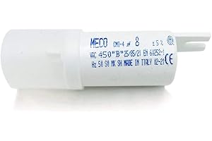 MCM SERVICE Condensateur pour trancheuse 8 micro-F universel, fabriqué en Italie
