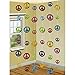 Produktbild 6 Stk. Hippie Hängedeko Peace Girlande 70er Jahre Deckenhänger Flower Power Dekogirlande Party Dekohänger