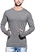 Maniac Mens Fullsleeve Round Neck Dark Grey Cotton Tshirt RS.420.00