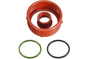 PA PRODUCTS 4pcs For Mercedes OM642 Turbo & Breather Intake Seal & Black & Green O Rings