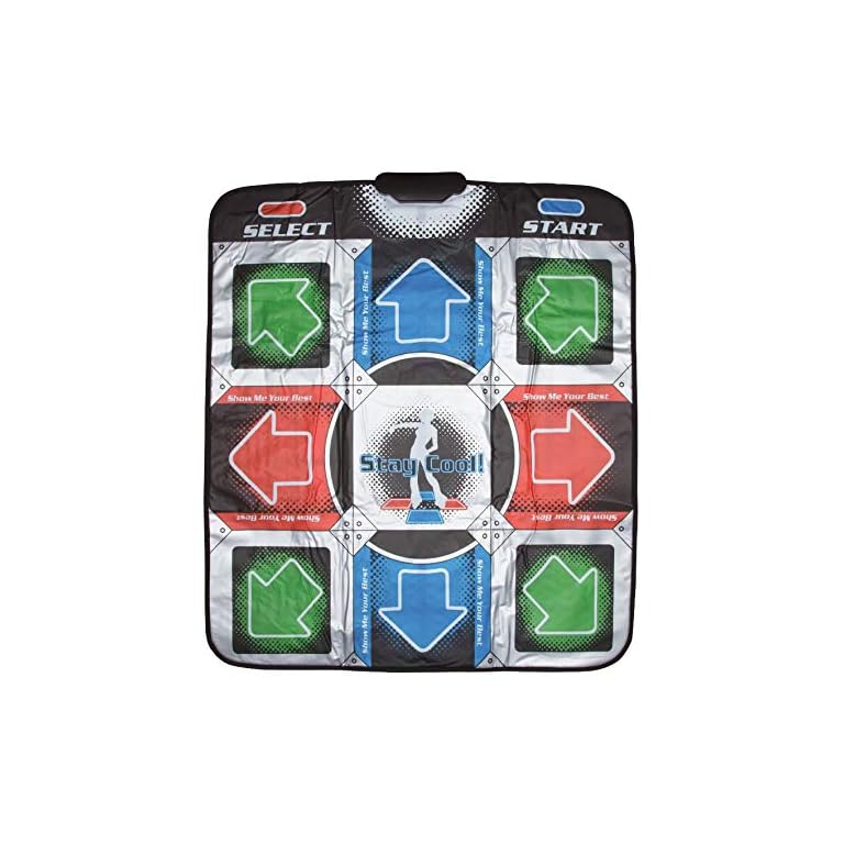 Tapete de baile para TV, Plug and Play, 9 juegos retro, 110 canciones