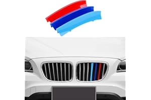 Goodream Garnitures de calandre compatibles avec BMW 2009-2015 E84 X1 Accessoires pour grille rénale standard à 7 faisceaux