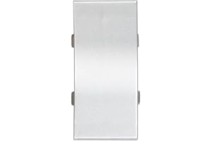 Holzbrink Kitchen Profile Strip in Satin Aluminium and PVC 23 x 23 mm