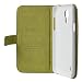 Produktbild Nevox Ordo Book Tasche Weiss-Grün für Samsung Galaxy S4 Mini GT-i9190