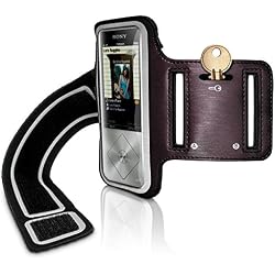 igadgitz U3264 Brazalete caso Negro Neopreno, Silicona funda para mp3/mp4 - Fundas para mp3/mp4 (Brazalete caso, Negro, Sony, Walkman NWZ-A15 & NWZ-A17, Neopreno, Silicona, 172 mm)