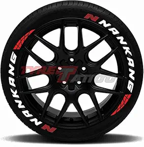 Tyre Tattoo 3D Premium & Unique Rubber Tyre Stickers (4 Tyres)_Nankang Tyre Stickers