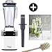 Produktbild Bianco di puro Standmixer Volto Weiss + Rezeptbuch + Reinigungsbürste