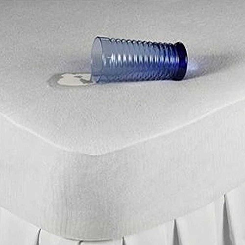 2er SET Matratzenauflage Wasserdicht SPAR-PACK antibakteriell Atmungsaktiv Matratzenschutz Wasserundurchlässig Matratzenschoner Frottee weiß 90×200 / 160×200 / 180×200 (160×200 cm) - 2