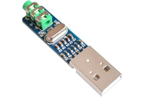 HiLetgo 2pcs 5V PCM2704 Sound Card Decoding Module DAC Decoder Board for PC Computer USB Powered