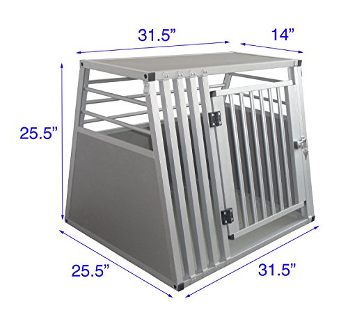 Cool-Runners-Pro-Series-Secure-Aluminum-Dog-Pet-Travel-Car-Crate-Medium-255H-x-255L-x-315W