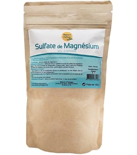 Nigari Chlorure De Magnésium En Poudre - Lot De 4 X 500g - Complément Alimentaire Estenat