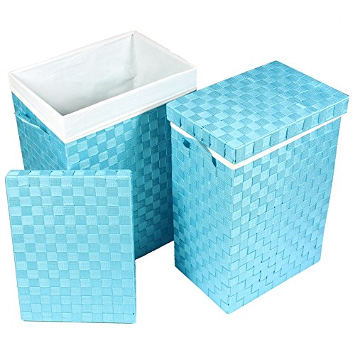 Wäschekorb Aqua Korbset Aufbewahrungsbox 2 Stück - 2