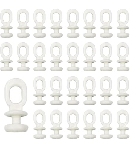 Lot de 4 patins plastique amortissement à visse transparent 22mm