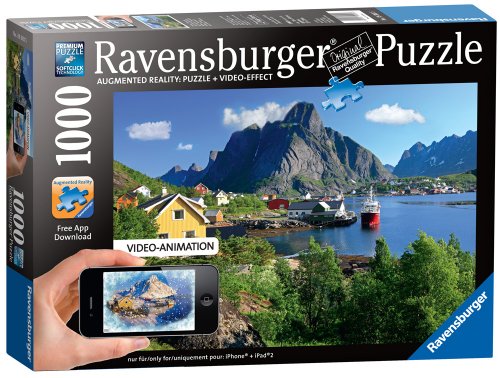 Preisvergleich Produktbild Ravensburger 19303 - Lofoten, Norwegen - 1000 Teile Augmented Reality Puzzle