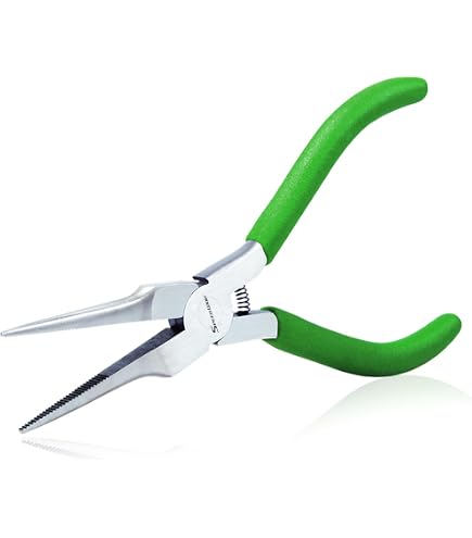 Edward Tools 4.5" Mini Long Nose Pliers - Spring Loaded, Hard Carbon Steel, Ergonomic Handle - View #9