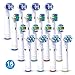 Produktbild Ersatzzahnbürsten Aufsteckbürsten Aufsätze für Oral B, Homegoo Elektrische Zahnbürste Bürstenköpfe Aufsteckbürsten Aufsätze für Pro Series, Genius Series & Smart Series -16 Stück