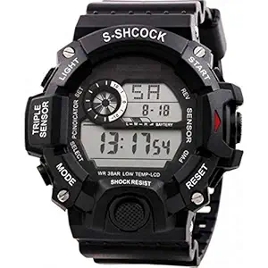 JackpotWatches Digital Kids-Boys-C SHOCK-Sport Look Band Shock Luminous Style Super Solid Analog Digital Watch - for Boys & Girls