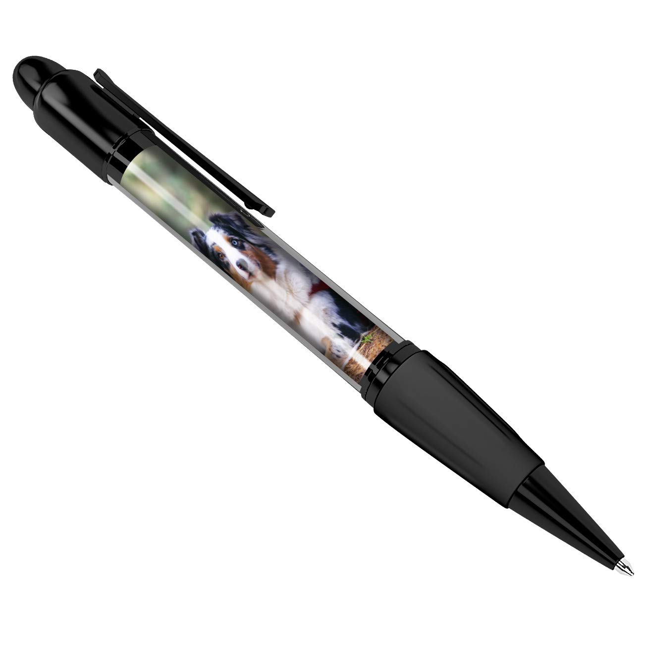 Australian Shepherd Black Ballpoint Pen Puppy Sheep Dog 8618 Dogs