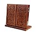 Produktbild LIUYU Tri-Fold Wooden Carving Stehend Dressing Tisch Fodling Spiegel Reise Make-up Tri-Fold Spiegel Reise Spiegel Kompakt 18Cm * 10Cm * 17.5Cm
