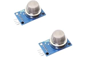 R&D MQ-135 Air Quality Gas Sensor Module Multi-Gas Detection Sensor for CO , NH , Benzene, Smoke & Air Pollutants with Analog & Digital Output, Adjustable Sensitivity Pack of (2)