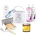 Mylee Complete Waxing Kit Includes Salon Quality Wax Heater, Honey Soft Wax, Waxing Strips, Spatulas and Mylee Pre & After Care Lotion (Kit + Honey Wax)