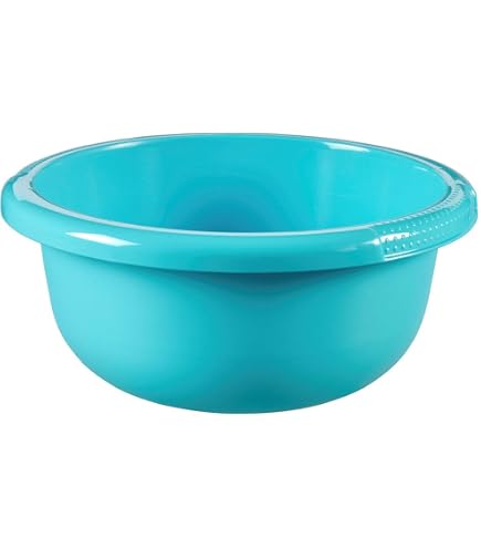 Set De 3 Bassines En Plastique Sans BPA - 5L, 7.5L, 10.5L - Légères Et Résistantes Pour Cuisine, Jardin, Ménage