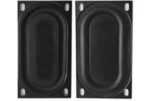 MORNINGMO 2 Stück Bass Radiator Woofer Vibration Membran Passive Lautsprecher Subwoofer 70mm DIY Heimkino Reparaturset Lautsprecher Membran