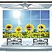 Price comparison product image Spritech(TM) Sunflower Kitchen Decor Oil Proof Aluminum Foil Wall Sticker Paper 45 X 76CM Backsplash
