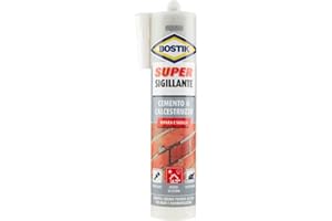 UHU Bostik Super Sigillante Cemento&Calcestruzzo cartuccia 500gr, grigio