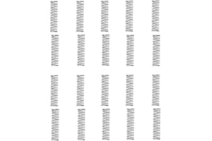 MACHSWON Compressed Spring for Furniture Screen Doors Lawn Mowers Repair Projects Stainless Steel Compression Spring 5mm OD 0.6mm Wire Size 45mm Free Length 20pcs